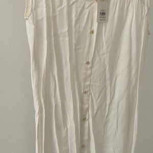 Lacausa White Silk Dress, Tags on
